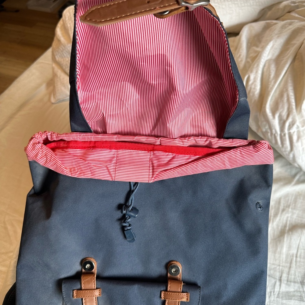 Herschel Supply Company Blue and Brown Backpack - little America - Picture 3 of 5